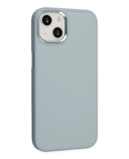 Apple İphone 14 Plus Kılıf Asya Deri Silikon - Sierra Blue Apple İphone 14 Plus Kılıf Asya Deri Silikon - Sierra Blue