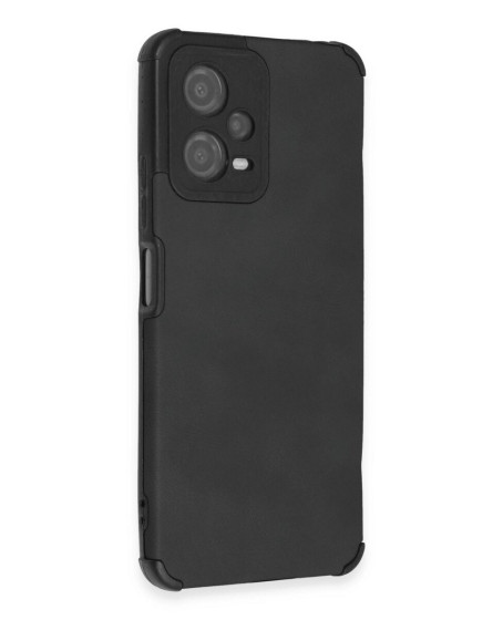 Xiaomi Redmi Note 12 5g Kılıf Loop Deri Silikon - Siyah Xiaomi Redmi Note 12 5g Kılıf Loop Deri Silikon - Siyah