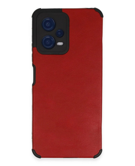 Xiaomi Redmi Note 12 5g Kılıf Loop Deri Silikon - Kırmızı Xiaomi Redmi Note 12 5g Kılıf Loop Deri Silikon - Kırmızı