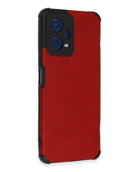 Xiaomi Redmi Note 12 5g Kılıf Loop Deri Silikon - Kırmızı Xiaomi Redmi Note 12 5g Kılıf Loop Deri Silikon - Kırmızı