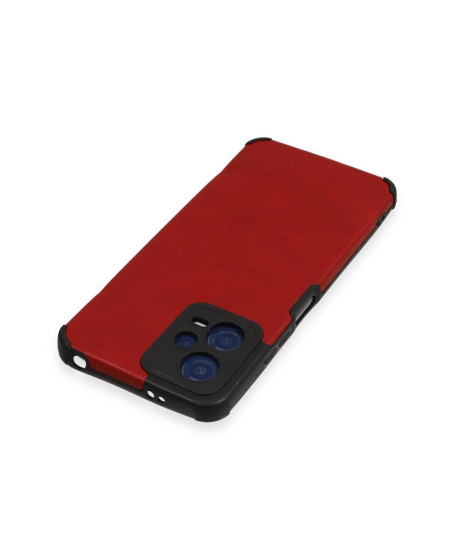Xiaomi Redmi Note 12 5g Kılıf Loop Deri Silikon - Kırmızı Xiaomi Redmi Note 12 5g Kılıf Loop Deri Silikon - Kırmızı