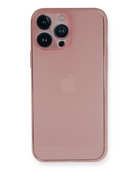 Apple İphone 14 Pro Kılıf Pp Ultra İnce Kapak - Pembe Apple İphone 14 Pro Kılıf Pp Ultra İnce Kapak - Pembe
