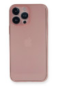 Apple İphone 14 Pro Kılıf Pp Ultra İnce Kapak - Pembe Apple İphone 14 Pro Kılıf Pp Ultra İnce Kapak - Pembe