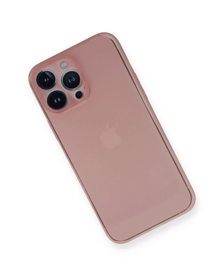 Apple İphone 14 Pro Kılıf Pp Ultra İnce Kapak - Pembe Apple İphone 14 Pro Kılıf Pp Ultra İnce Kapak - Pembe