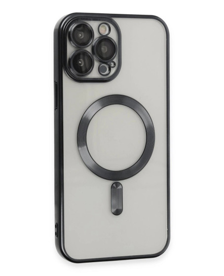 Apple İphone 15 Pro Max Kılıf Kross Magneticsafe Kapak - Siyah