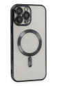 Apple İphone 15 Pro Max Kılıf Kross Magneticsafe Kapak - Siyah