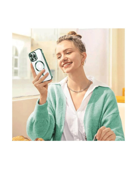 Apple İphone 15 Pro Max Kılıf Kross Magneticsafe Kapak - Siyah