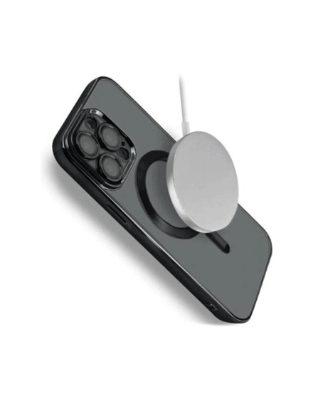 Apple İphone 15 Pro Max Kılıf Kross Magneticsafe Kapak - Siyah