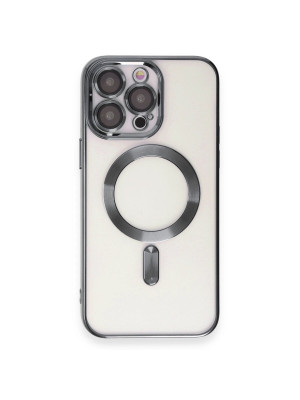 Apple İphone 15 Pro Max Kılıf Kross Magneticsafe Kapak - Titan Gri