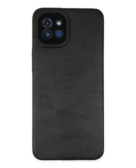 Samsung Galaxy A03 Kılıf Loop Deri Silikon - Siyah Samsung Galaxy A03 Kılıf Loop Deri Silikon - Siyah
