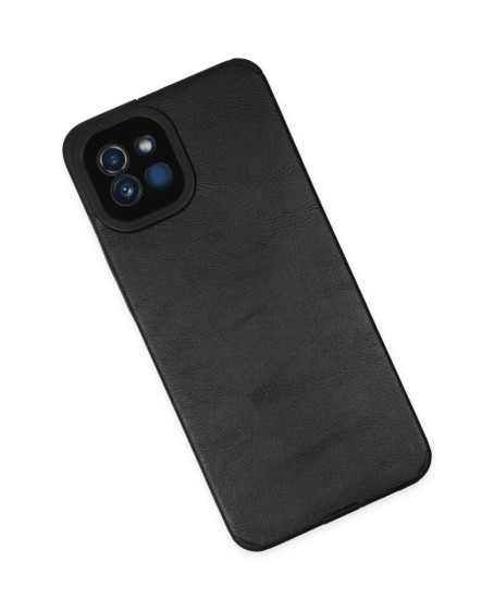 Samsung Galaxy A03 Kılıf Loop Deri Silikon - Siyah Samsung Galaxy A03 Kılıf Loop Deri Silikon - Siyah