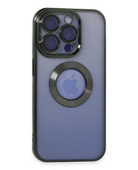 Apple İphone 15 Pro Max Kılıf Slot Silikon - Köknar Yeşili