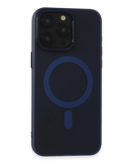 Apple İphone 15 Pro Max Kılıf Lodos Magneticsafe Mat Kapak - Mavi Apple İphone 15 Pro Max Kılıf Lodos Magneticsafe Mat Kapak - Mavi