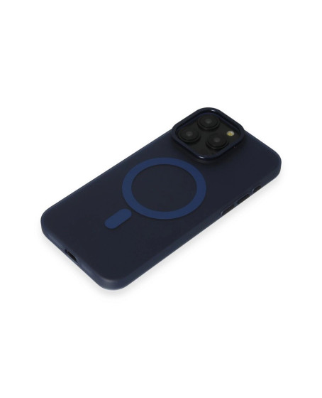 Apple İphone 15 Pro Max Kılıf Lodos Magneticsafe Mat Kapak - Mavi Apple İphone 15 Pro Max Kılıf Lodos Magneticsafe Mat Kapak - Mavi