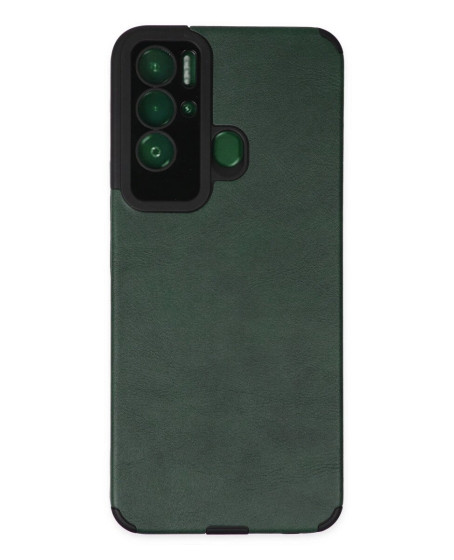 Tecno Pova Neo Kılıf Loop Deri Silikon - Yeşil