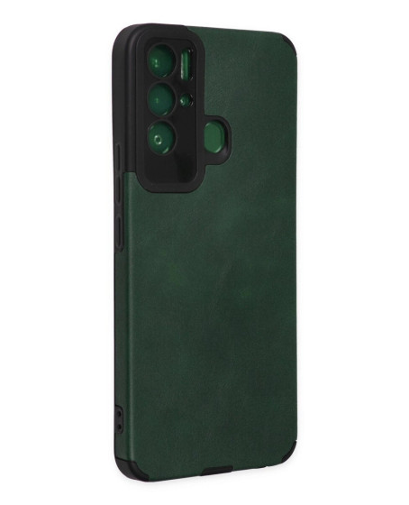 Tecno Pova Neo Kılıf Loop Deri Silikon - Yeşil