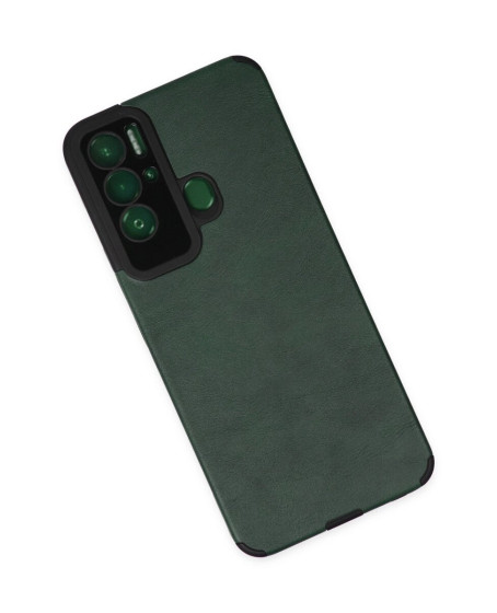 Tecno Pova Neo Kılıf Loop Deri Silikon - Yeşil