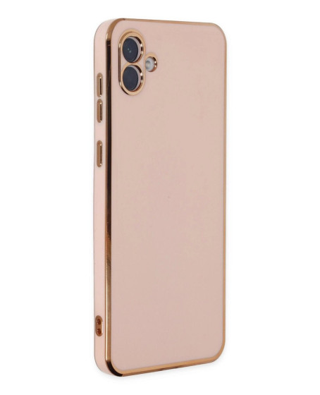 Samsung Galaxy A04 Kılıf Volet Silikon - Pembe Samsung Galaxy A04 Kılıf Volet Silikon - Pembe