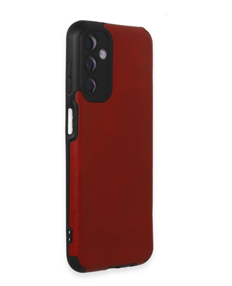 Samsung Galaxy M14 5g Kılıf Loop Deri Silikon - Kırmızı Samsung Galaxy M14 5g Kılıf Loop Deri Silikon - Kırmızı