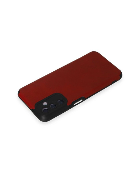 Samsung Galaxy M14 5g Kılıf Loop Deri Silikon - Kırmızı Samsung Galaxy M14 5g Kılıf Loop Deri Silikon - Kırmızı