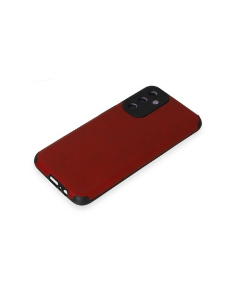 Samsung Galaxy M14 5g Kılıf Loop Deri Silikon - Kırmızı Samsung Galaxy M14 5g Kılıf Loop Deri Silikon - Kırmızı