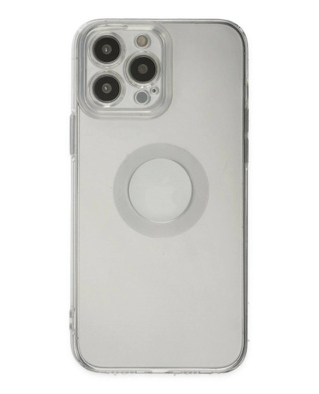 Apple İphone 14 Pro Max Kılıf Santa Lens Silikon - Şeffaf