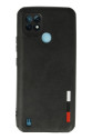 Realme C21 Kılıf Loop Deri Silikon - Siyah