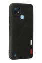 Realme C21 Kılıf Loop Deri Silikon - Siyah