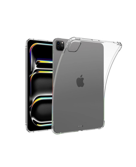Apple İpad Pro 11 (2024) Kılıf Anti Shock Tablet Silikon - Şeffaf Apple İpad Pro 11 (2024) Kılıf Anti Shock Tablet Silikon - Şeffaf
