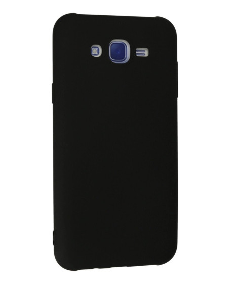 Samsung Galaxy J7 Kılıf Nano İçi Kadife Silikon - Siyah Samsung Galaxy J7 Kılıf Nano İçi Kadife Silikon - Siyah
