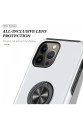Apple İphone 13 Pro Kılıf Elit Yüzüklü Kapak - Gümüş Apple İphone 13 Pro Kılıf Elit Yüzüklü Kapak - Gümüş