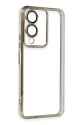 Vivo Y17s Kılıf Razer Lensli Silikon - Gold