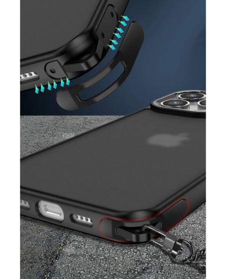 Apple İphone 14 Pro Kılıf Elegant Kapak - Lacivert Apple İphone 14 Pro Kılıf Elegant Kapak - Lacivert