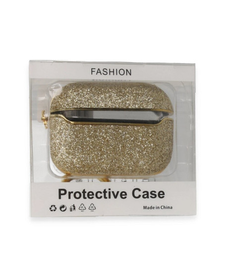Apple Airpods Pro 2 (2.nesil) Spell Simli Kılıf - Gold Apple Airpods Pro 2 (2.nesil) Spell Simli Kılıf - Gold