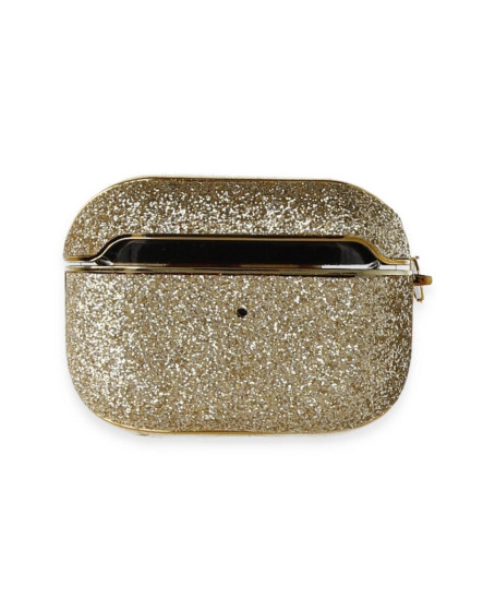 Apple Airpods Pro 2 (2.nesil) Spell Simli Kılıf - Gold Apple Airpods Pro 2 (2.nesil) Spell Simli Kılıf - Gold
