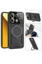 Samsung Galaxy A05 Kılıf Joy Lens Standlı Kapak - Lacivert Samsung Galaxy A05 Kılıf Joy Lens Standlı Kapak - Lacivert