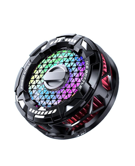 Fs02 15w Rgb Radyatör Telefon Soğutucu Fan - Siyah Fs02 15w Rgb Radyatör Telefon Soğutucu Fan - Siyah