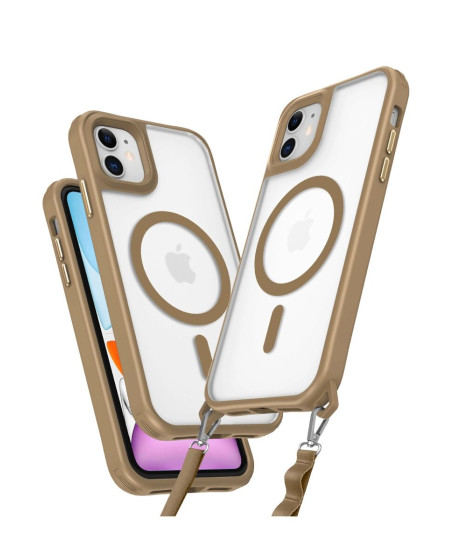 Apple İphone 12 Kılıf Enka Magsafe Silikon Kılıf - Desert Apple İphone 12 Kılıf Enka Magsafe Silikon Kılıf - Desert