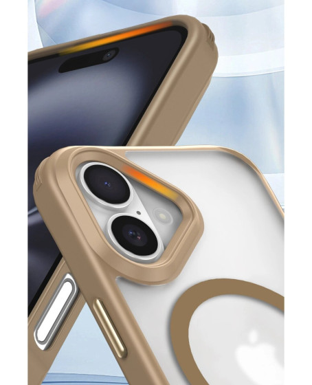 Apple İphone 16 Kılıf Enka Magsafe Silikon Kılıf - Desert Apple İphone 16 Kılıf Enka Magsafe Silikon Kılıf - Desert