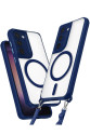 Samsung Galaxy S23 Kılıf Enka Magsafe Silikon Kılıf - Lacivert