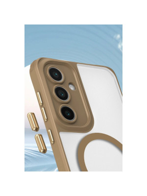 Samsung Galaxy S23 Kılıf Enka Magsafe Silikon Kılıf - Lacivert