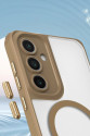 Samsung Galaxy S23 Kılıf Enka Magsafe Silikon Kılıf - Lacivert