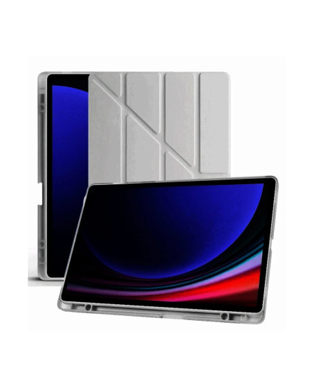 Samsung Galaxy X510 Tab S9 Fe 11 Kılıf Kalemlikli Mars Tablet Kılıfı - Koyu Gri Samsung Galaxy X510 Tab S9 Fe 11 Kılıf Kalemlikli Mars Tablet Kılıfı - Koyu Gri