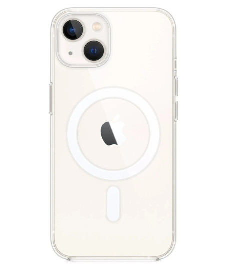 Apple İphone 15 Plus Kılıf Pc Real Magsafe Kapak - Şeffaf