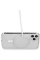 Apple İphone 15 Plus Kılıf Pc Real Magsafe Kapak - Şeffaf