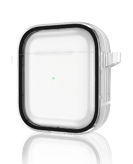 Apple Airpods 4 (4.nesil) Shiny Şeffaf Kılıf - Siyah