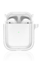 Apple Airpods 4 (4.nesil) Shiny Şeffaf Kılıf - Beyaz Apple Airpods 4 (4.nesil) Shiny Şeffaf Kılıf - Beyaz