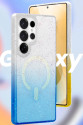 Samsung Galaxy S25 Ultra Pummel Shiny Magsafe Kapak - Pembe