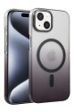 Apple İphone 15 Plus Glossy Magsafe Kapak - Siyah Apple İphone 15 Plus Glossy Magsafe Kapak - Siyah