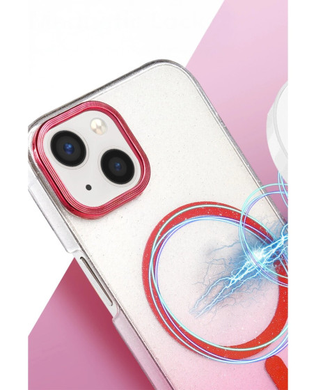 Apple İphone 15 Plus Glossy Magsafe Kapak - Siyah Apple İphone 15 Plus Glossy Magsafe Kapak - Siyah